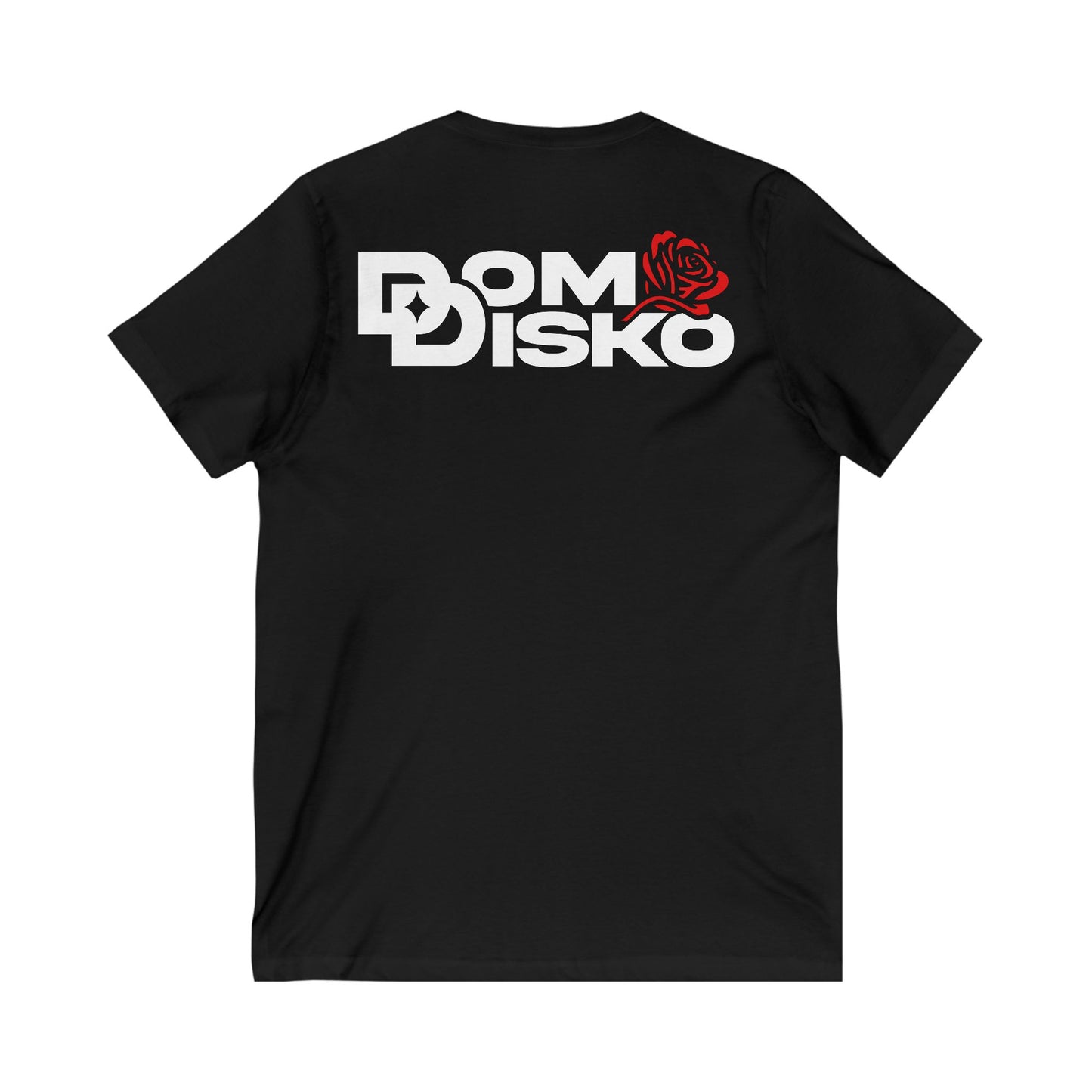 Dom Disko Unisex Short Sleeve V-Neck Tee